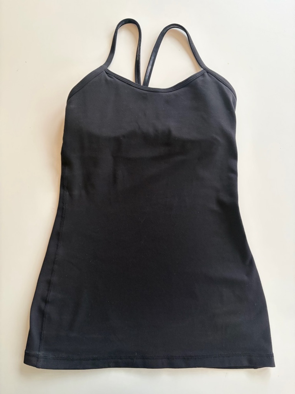 lululemon athletica Black Double-Strap Tank Top